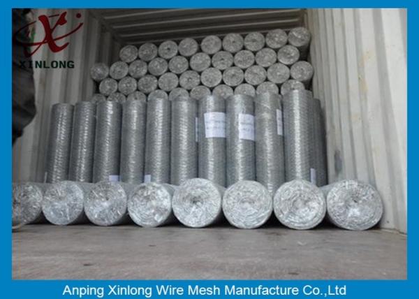 Galvanized Hexagonal Wire Mesh PVC Coated Rabbit Wire Mesh Fence For Farm