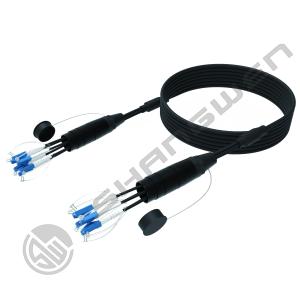 LC SC FC Communication Cables TPU Waterproof LC-LC Singlemode Armored PDLC Fiber
