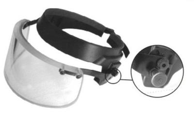 Ballistic visor (IIIA)/ bullet proof face shield / police equipmnt BPH06