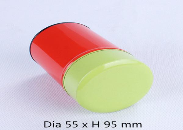 0.23 MM Tinplate Metal Type Custom Printed Mini Round Tin Container With Cap