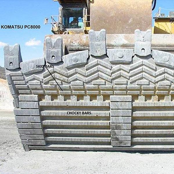 63 HRC o 700HB KAMACH piezas de desgaste de alto rendimiento
