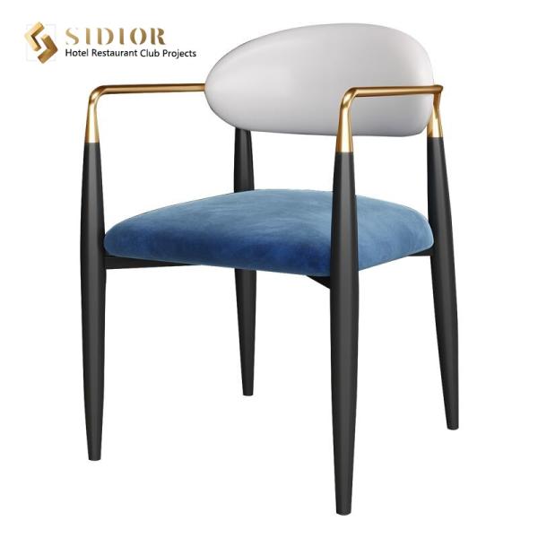 Stainless Steel Dinning Chair, Restaurant Dinning Chair, Hotel Chair, High Density Foam, PU Leather Upholstery