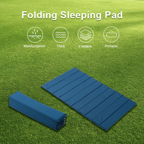 Oxford Outdoor Camping Mat Portable Mattress Folding Pad для одного человека