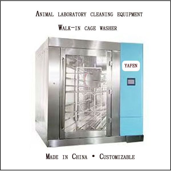 Large-Capacity Walk-In Cage Washer, Automatic Rinsing & Drying All-in-One Machine with GLP Certification Specially for Animal Centers of Scientific Research Institutes