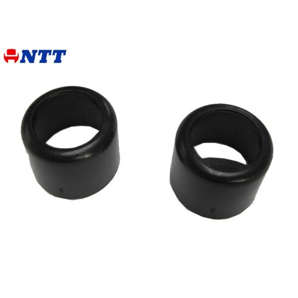 PE Industrial Plastic Injection Molding Black Cap Tube From 1+1 Family Tool