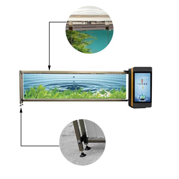 1000 м или более низкая высота Автоматические флаковые барьерные ворота для коммерческой рекламы