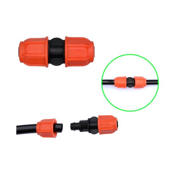 8 / соединитель трубы ирригационной системы капельного орошения 11 соединителя шланга сада 9/12mm