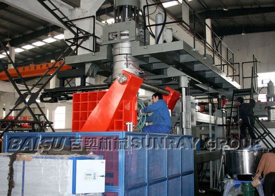 SIEMENS Motor Driven Plastic Blow Moulding Machine For Water Tanks SRB120Z