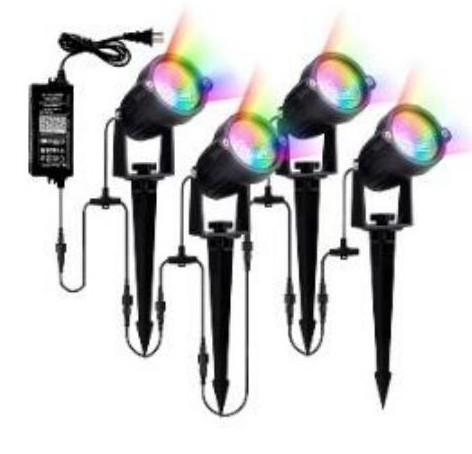 Aluminum DC 24V RGB Colord Led Light For Outdoor Garden Decoration