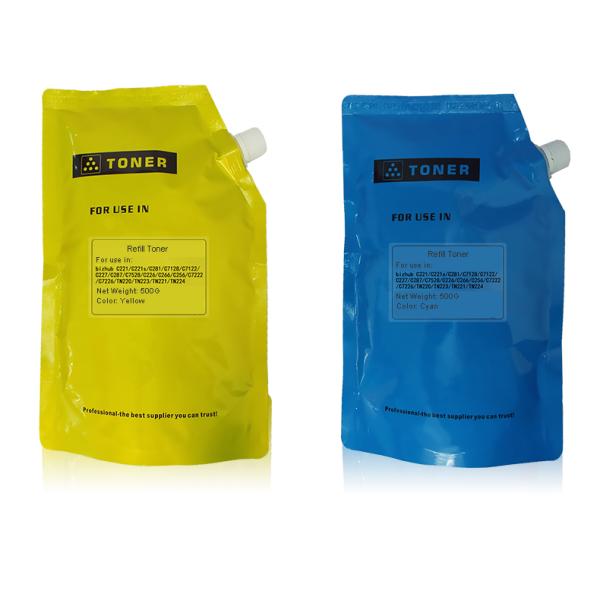 Poudre de remplissage de tonique pour Konica Minolta TN-611 Bizhub C451 C550 C650 Noir Cyan Megenta Jaune Toner japonais