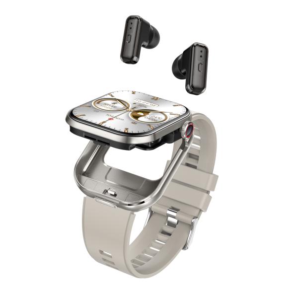 T99 TWS Smartwatch Wireless 2.02inch IPS 320x385 BT5.0 Bluetooth Call IP67 Waterproof 300mAh