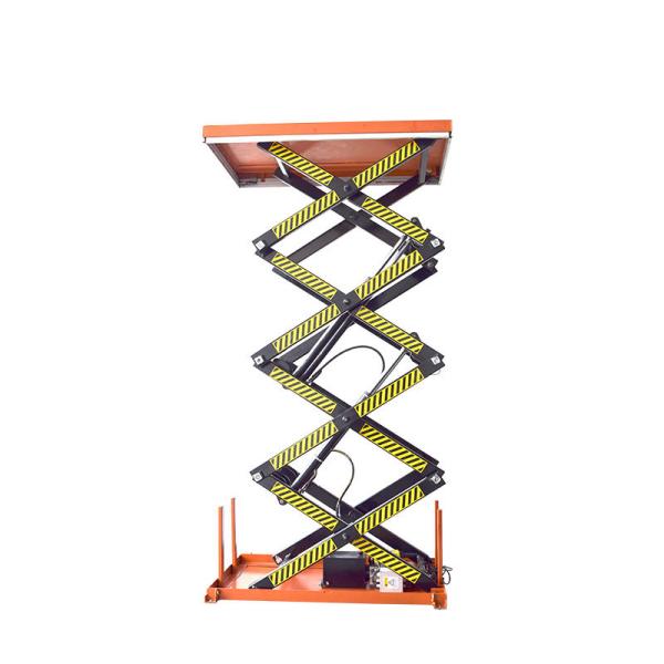 2T Double Scissor Lift Stationary Hydraulic Scissor Lift Table 2000KG