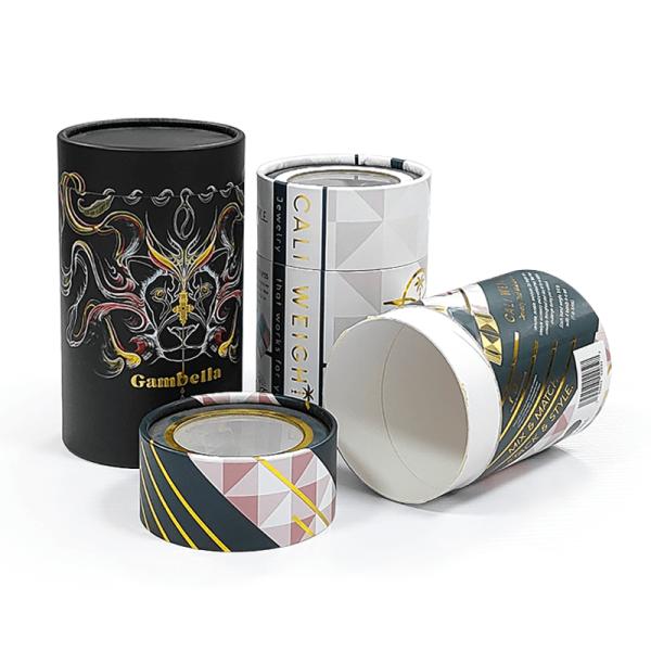 Мэт / глянцевая ламинированная трубка упаковка коробка для роскошных очков солнцезащитных очков упаковка