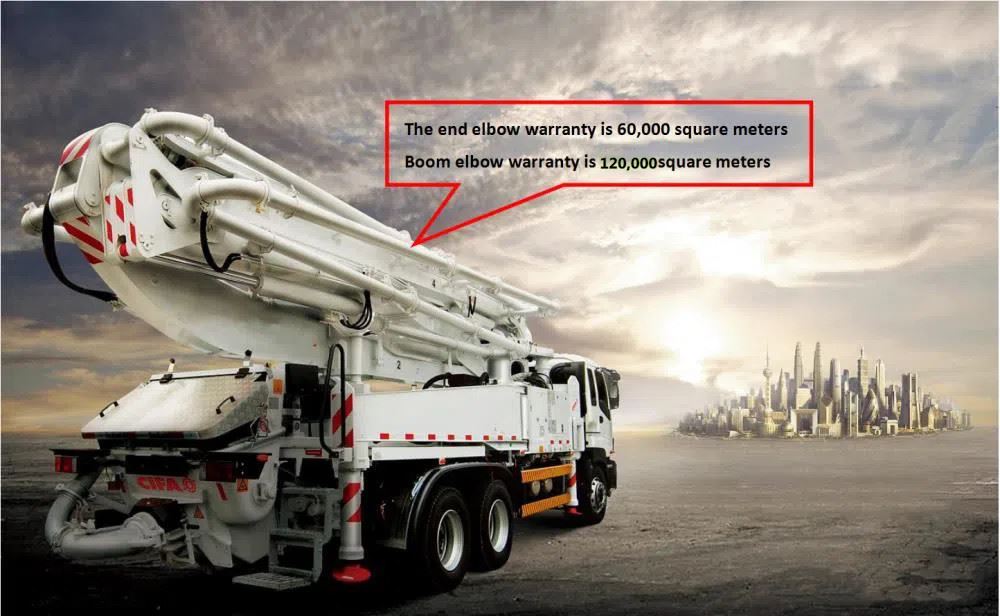 Smooth Concrete Pump Elbow Light Weight Concrete Pump Boom Pipe concrete pump elbow lining ceramic