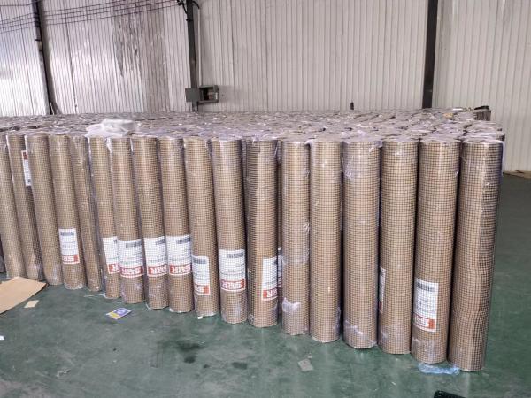 Professional Stainless Steel Welded Wire Mesh 3/4 Inch Vinyl / Pvc Coated 30M Per Roll