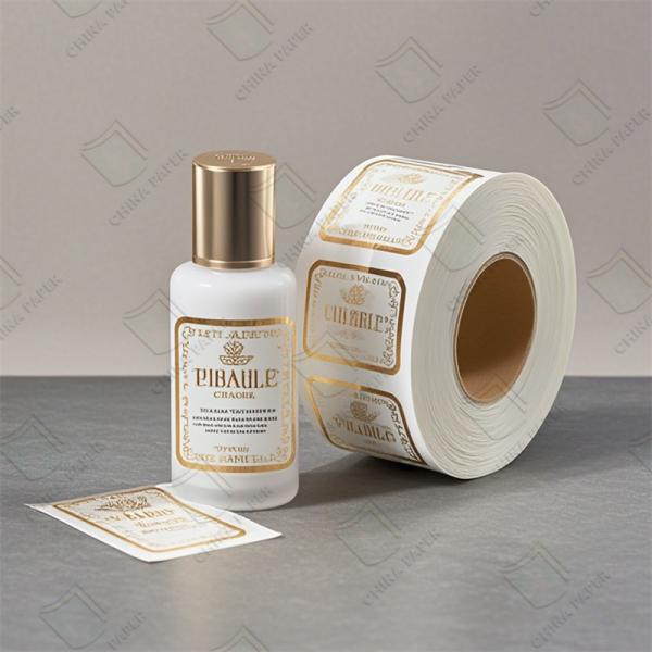 One Side Silicone Coated Glassine Paper Roll White Yellow Colors For Label Paper Making
