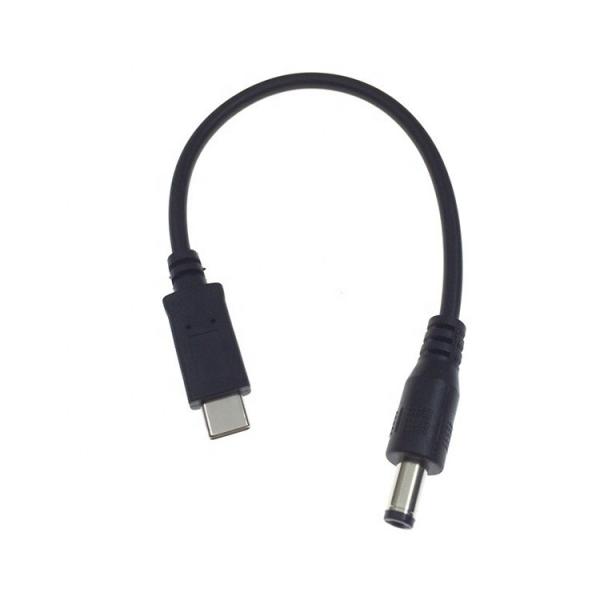 PD Charge rapide 65w 20v 3A Type C à DC 5.5x2.1mm câble de chargeur d'alimentation pour ordinateur portable