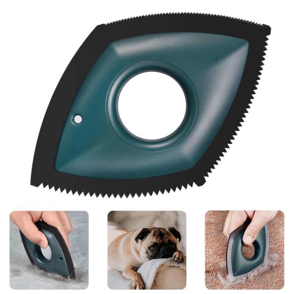 Cat Hair Remover PET Cleaning Brush With Detailing Squeegee Plastic Bristles