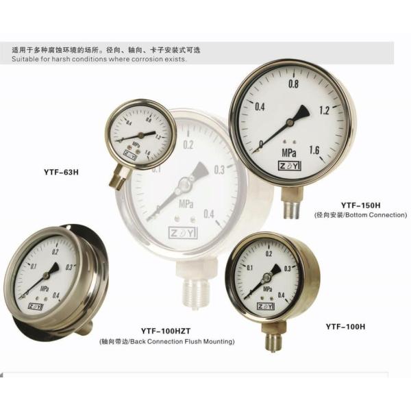 Манометр низкого давления 5бар СС304 баллона природного газа пропана