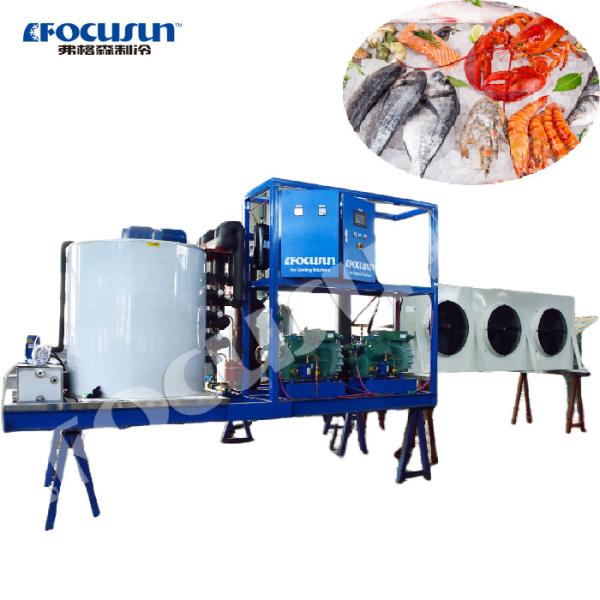 Chile Máquina de flocos de gelo industrial com tamanho de gelo de 1,5 mm-2,2 mm e refrigerante R404A