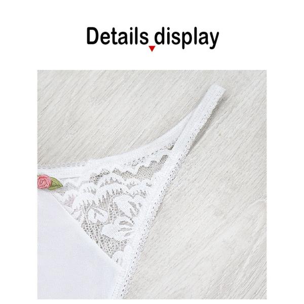 Sexy Lace Underwear G String Thong Underwear Cheeky Lingerie Bikini Brief French Cutting String
