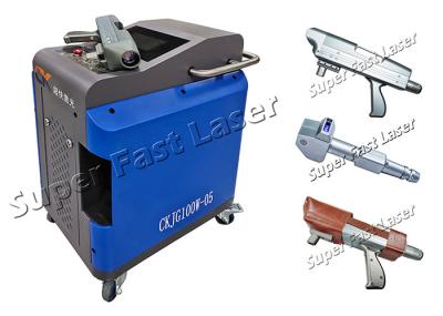 máquina do removedor de oxidação do sistema da limpeza do laser 100W para a modelação por injeção do metal