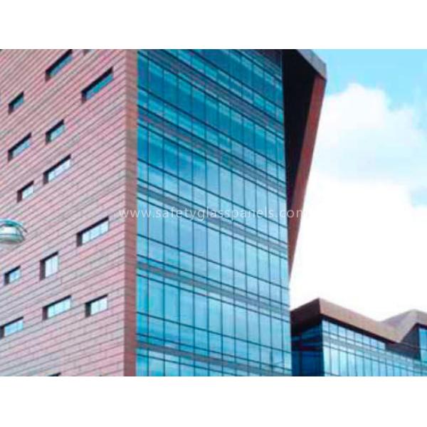 Double Glazed Clear Laminated Safety Glass Window 15mm 19mm For Bathroom