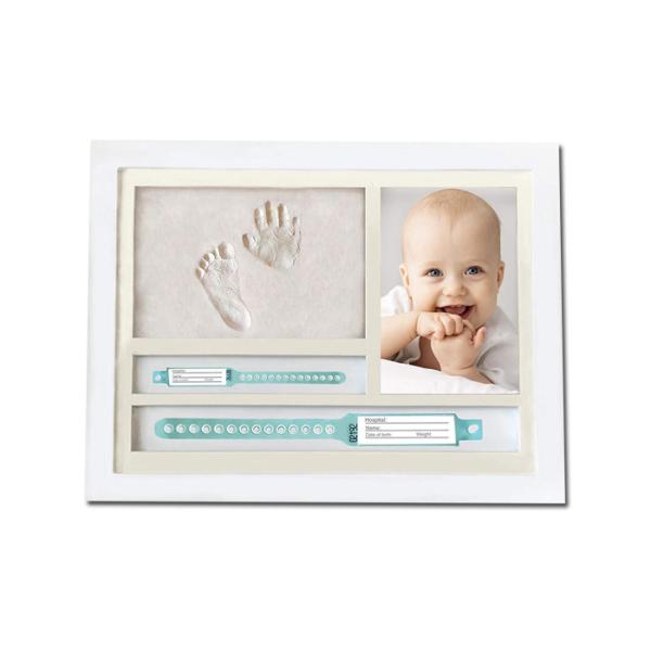 Wooden Baby Clay Frame Neonate Impression Hands and Feet / Bracelet Holder