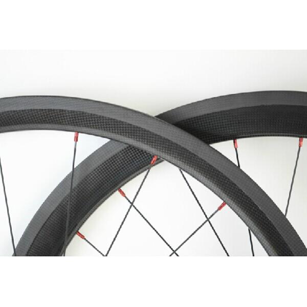 Hand build 100% Road bicycle wheels carbon clincher road bike carbon 700c 38+50mm whelsets