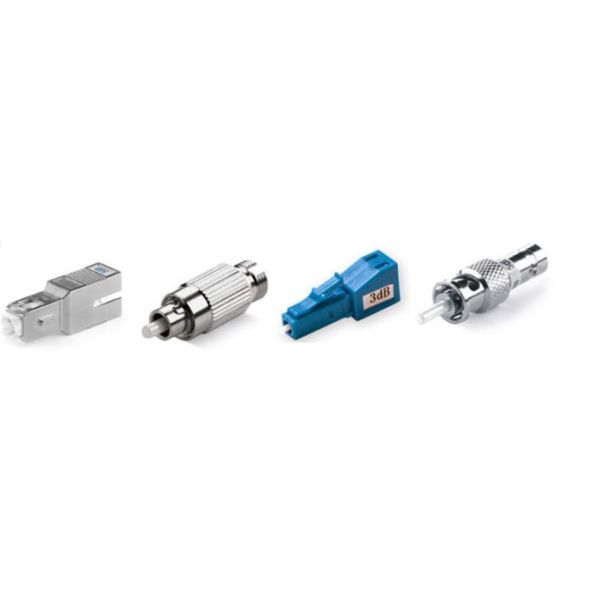 fiber optic  LC Single Mode 10dB  Attenuator Local Area Networks application Wavelength 1260 to 1620nm  blue color