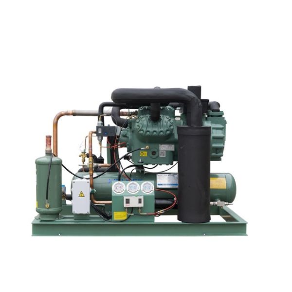 Factory Wholesale 15HP Semi-Hermetic Air Cooled Cooling Compressor System Motor for Cold Storage Room Freezer R404a Refrigerant
