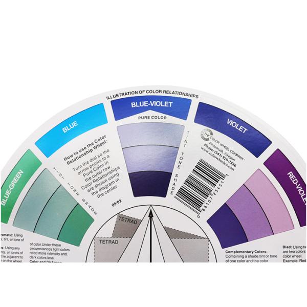 Tattoo Pigment Color Wheel Paper Card Equipment Supplies