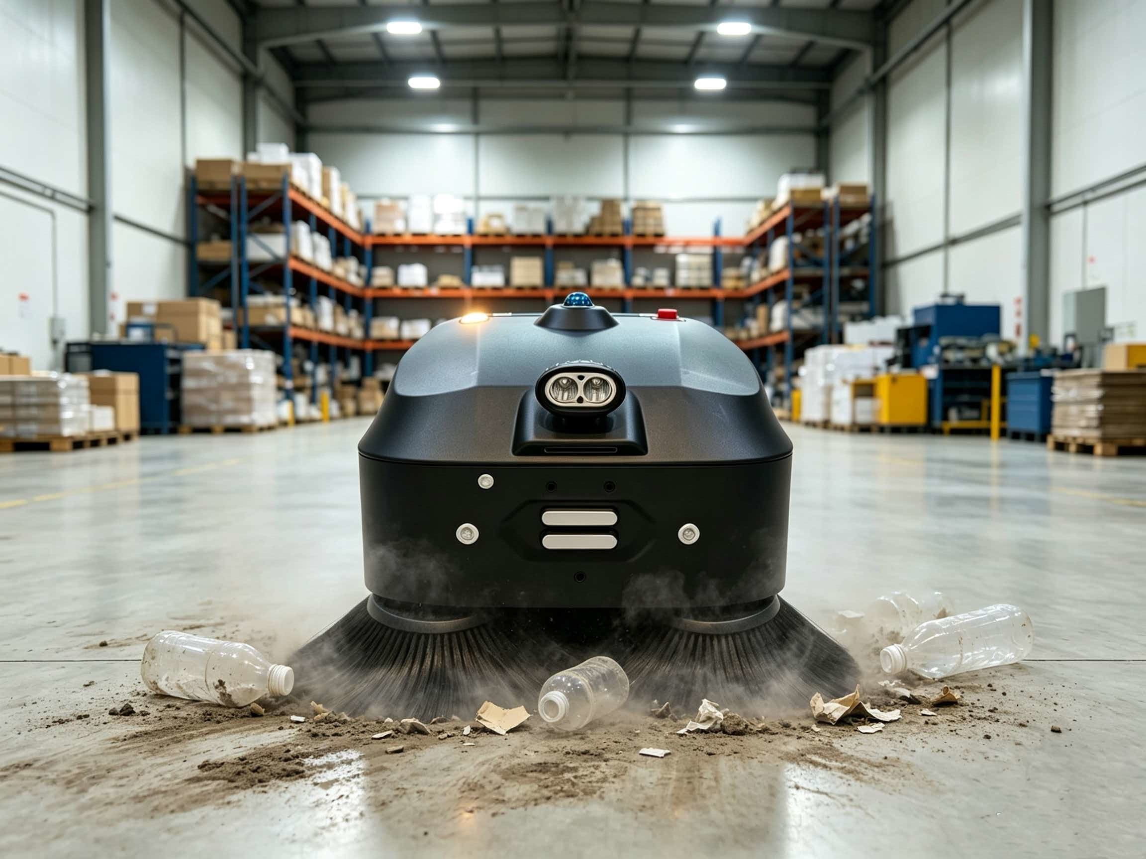 Boost productivity with a commercial sweeper robot that takes over routine floor maintenance tasks