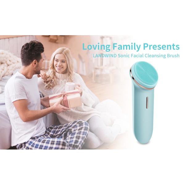 Silicone électrique de massage de visage de Sonic Facial Cleansing Brush SME profondément propre