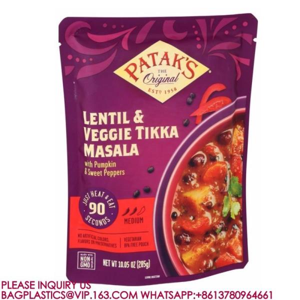 Cooking Bags, Cooking Pouches, Soup bags, Soup Pouches, Juice Beverage Spout Nozzle Pouch