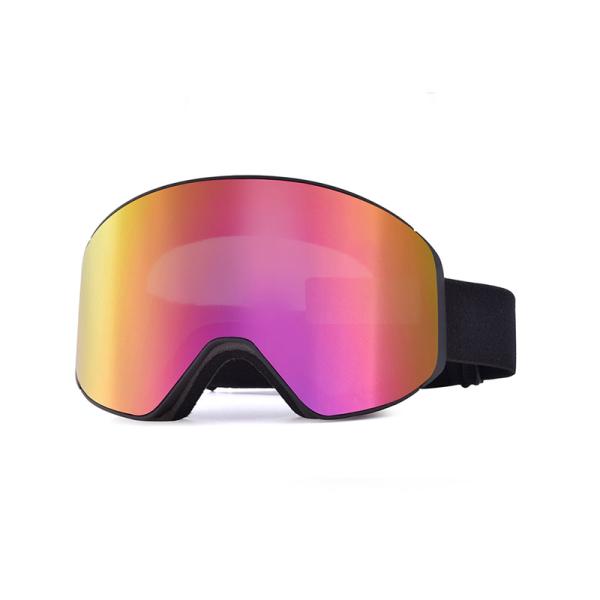 Lente anti al aire libre de Ski Goggles With Magnetic Colorful de la nieve de la niebla