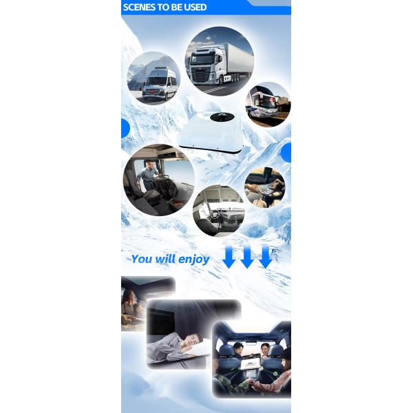 5500RPM Aftermarket Truck Air Conditioner System PACS Aircon