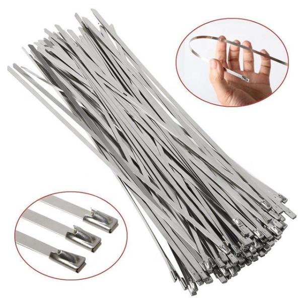 Tipo de travamento automático cintas plásticas de aço inoxidável dos componentes à prova de fogo da fibra ótica do metal da correia