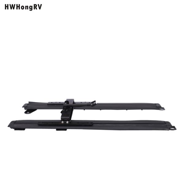 Motorhome rear seat inlaid  floor slider track runner van recessed seat floor rail double lock car seat sliding with 100cm