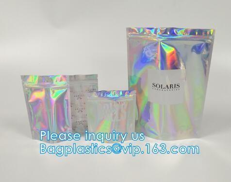 Foil Mylar Bags, Foil Pouch Bags, Multifunctional storage bags, Reusable, Recyclable, Resealable