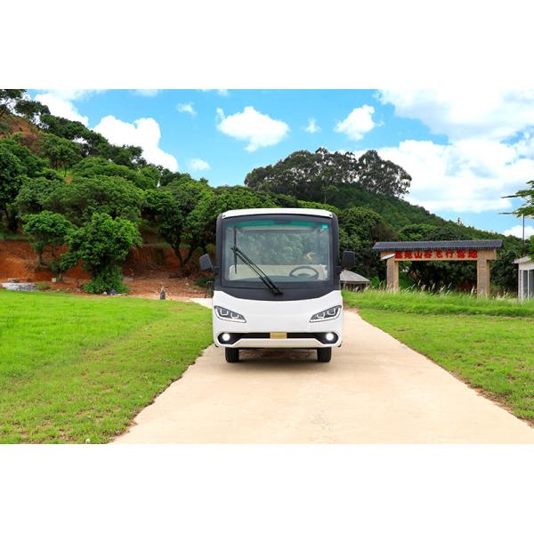 8+3 Passenger Electric Sightseeing Shuttle Bus With 7.5KW Lithium Battery For Amusement Areas