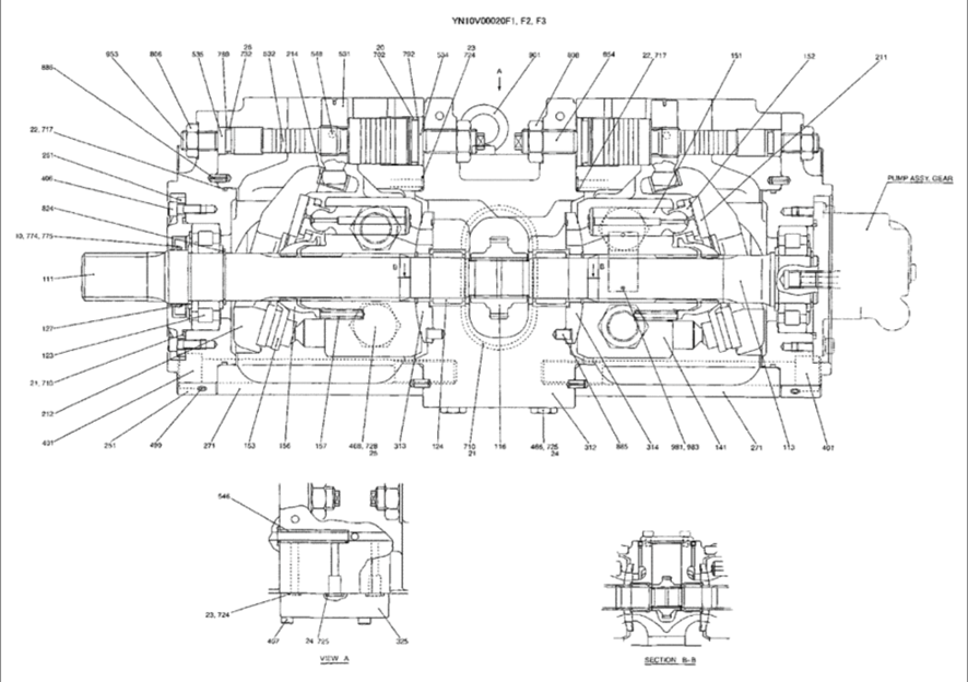 K3V112DT-9T1L for SK200-6 Old iron seat YN10V00020F1 YN10V00020F2 YN10V00020F3 Excavator Hydraulic Pumps – Premium Build for Heavy-Duty Tasks