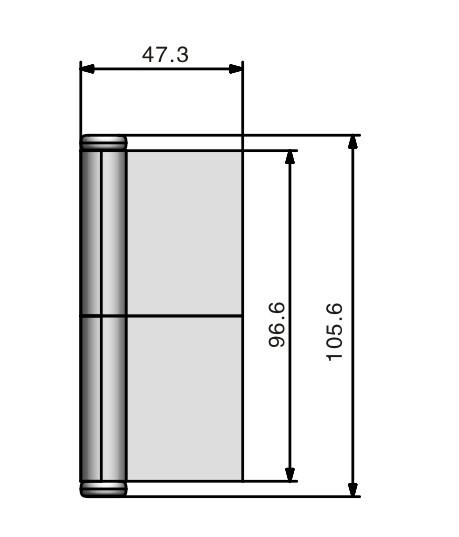 Trava de armário de aço inoxidável, porta oculta, dobradiça, painel, fechadura