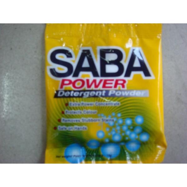 Household SABA Detergent clothes washing powder laundry soap of formula