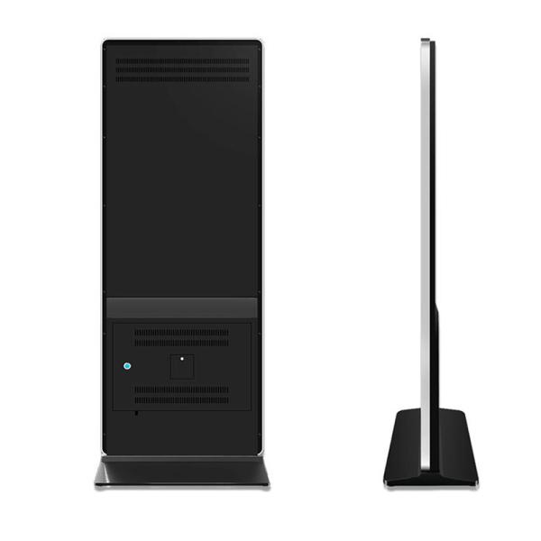 Indoor Floor Stand Wifi Digital Signage Kiosk , 65 Inch Lcd Advertising Player