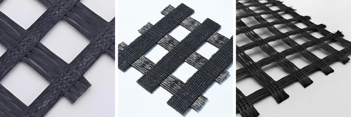 Warp Knitted PET Geogrid