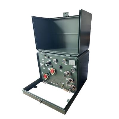 Tipo de óleo externo de fase única Pad de transformador montado em terra montado em 12,4 kV