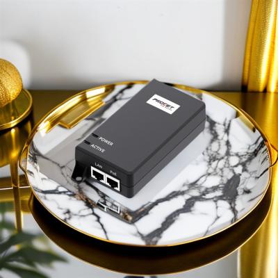 High Speed PT-PSE104GB Poe++ Injector Wall Mounted With Indoor PoE Extender