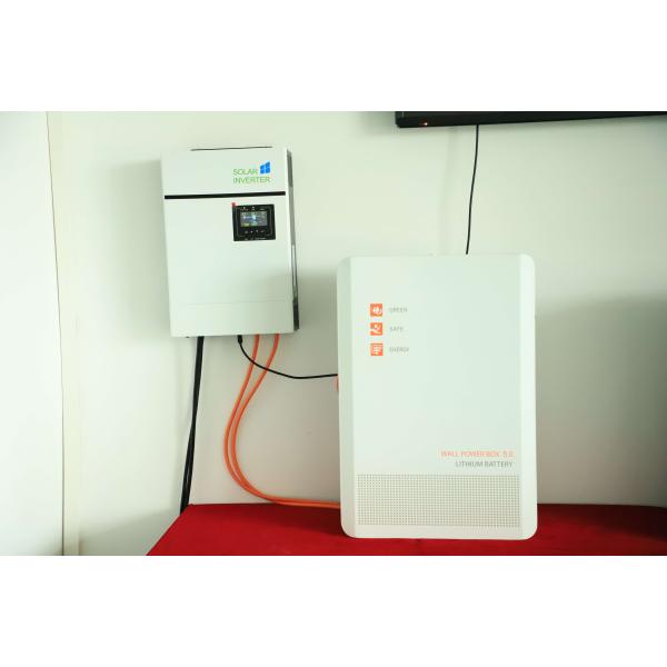 Пакет лития коробки силы стены системы накопления энергии батареи 10KWH