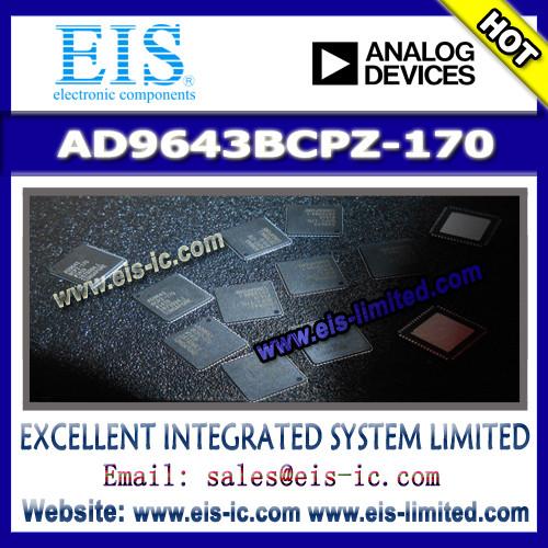 AD9643BCPZ-170 - AD (Analog Devices) - 14-Bit, 170 MSPS/210 MSPS/250 MSPS, 1.8 V Dual Anal